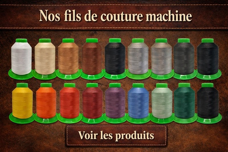 Fil de couture machine pour cuir